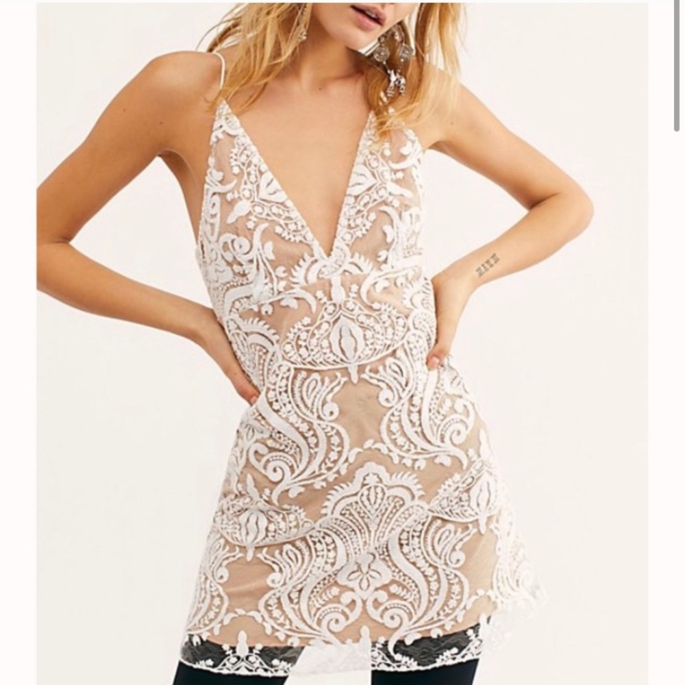 NWT FREE PEOPLE Night Shimmers Mini dress